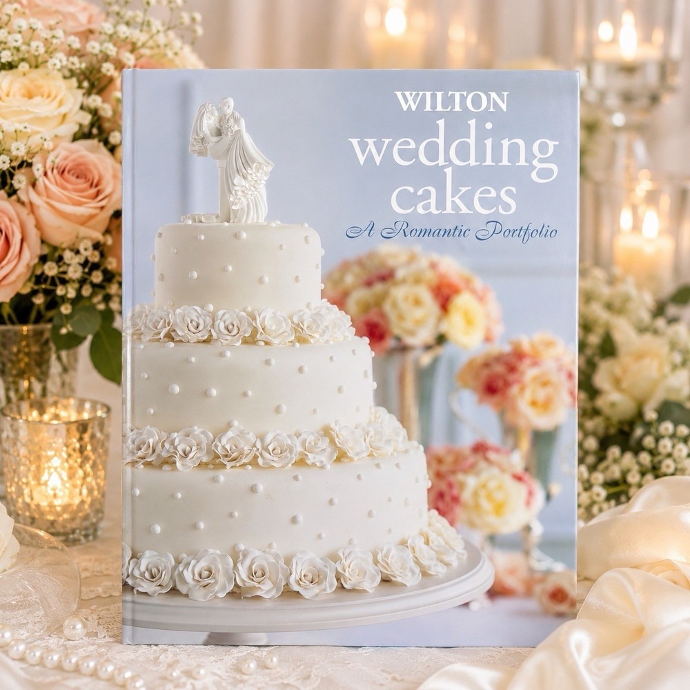 Vintage 2002 Wilton Book Wedding Cakes: A Romantic‎ Portfolio Wedding Cake
